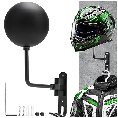 (1 Pack/ 2 Pack/ 4 Pack) 180 Degree Rotation Motorcycle Helmet Rack | Torolle