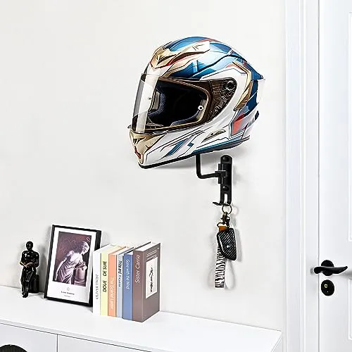 (1 Pack/ 2 Pack/ 4 Pack) 180 Degree Rotation Motorcycle Helmet Rack | Torolle