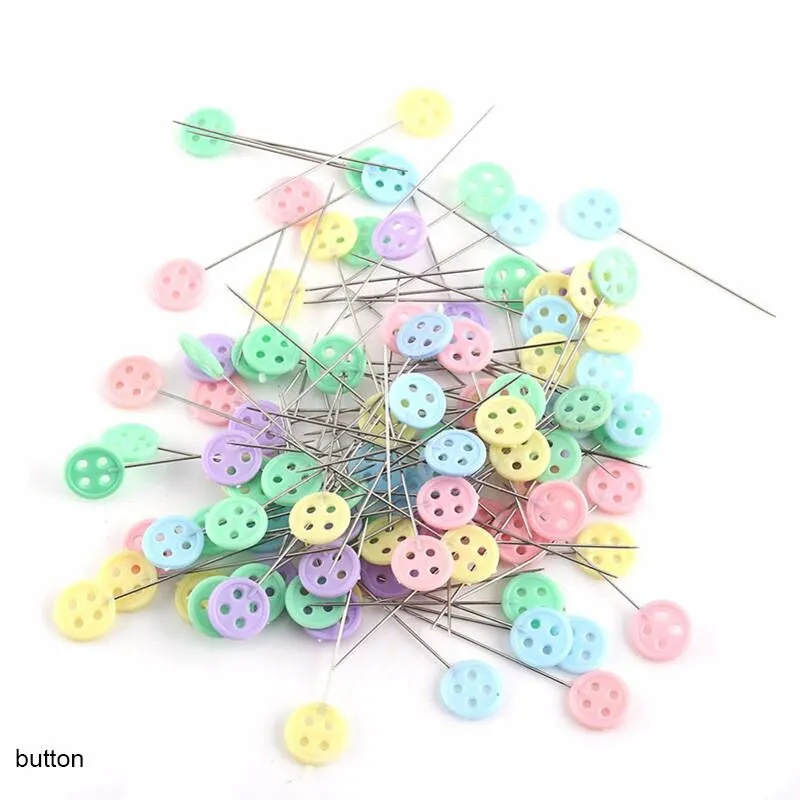 100Pcs Stainless Steel Dressmaking Pins Embroidery Patchwork Pins Accessories Tools Sewing Marker Ne