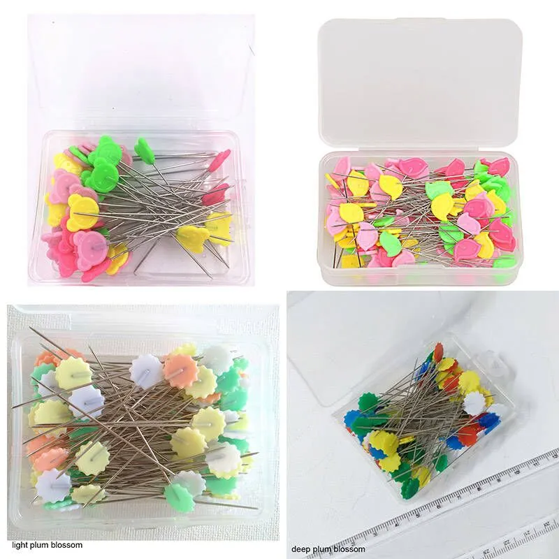 100Pcs Stainless Steel Dressmaking Pins Embroidery Patchwork Pins Accessories Tools Sewing Marker Ne