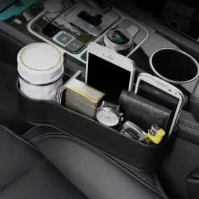 2-Pieces: Car Console Side Organizer