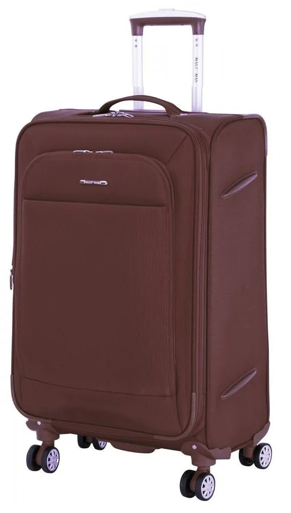 24" 20" 4 Wheel Suitcase 4W88 Brown