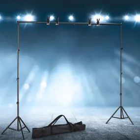 2x3M Photography Backdrop Stand Kit Studio Screen Photo Background Support Set