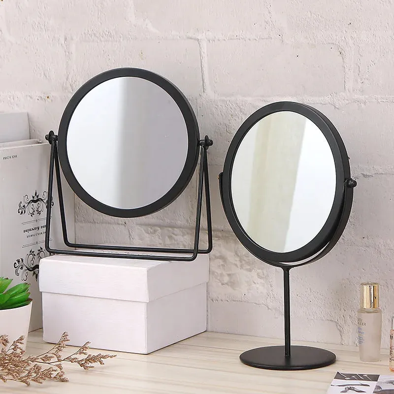 3 Modes LED Makeup Mirror with Storage Base-14298Pink(SA2405-161)