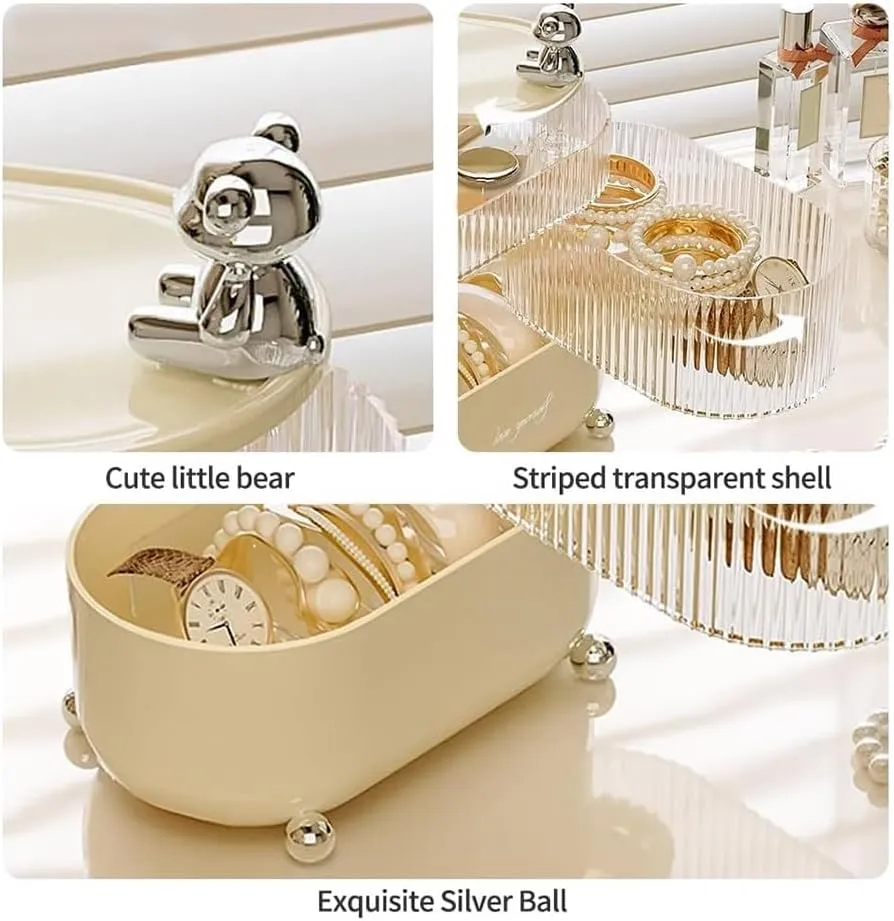 360Â°Rotating Jewelry Storage Box