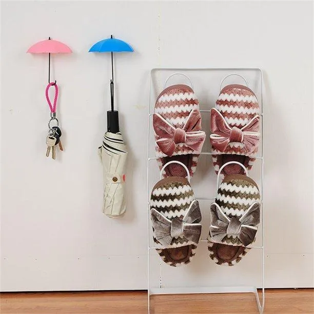 3Pcs Windfall Colorful Umbrella Wall Key Hanging Organizer ( Pack Of 2 )