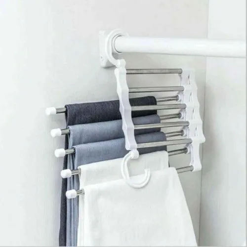 5 in 1 Space Saver Trouser Hangers Organizer