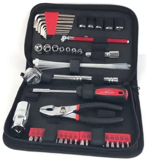 56 Piece SAE Auto Tool Set In Zipper Case - DT9774