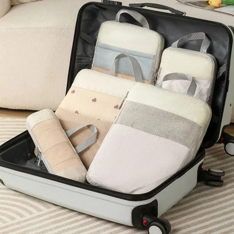 5pc Collapsible Compression Packing Cubes