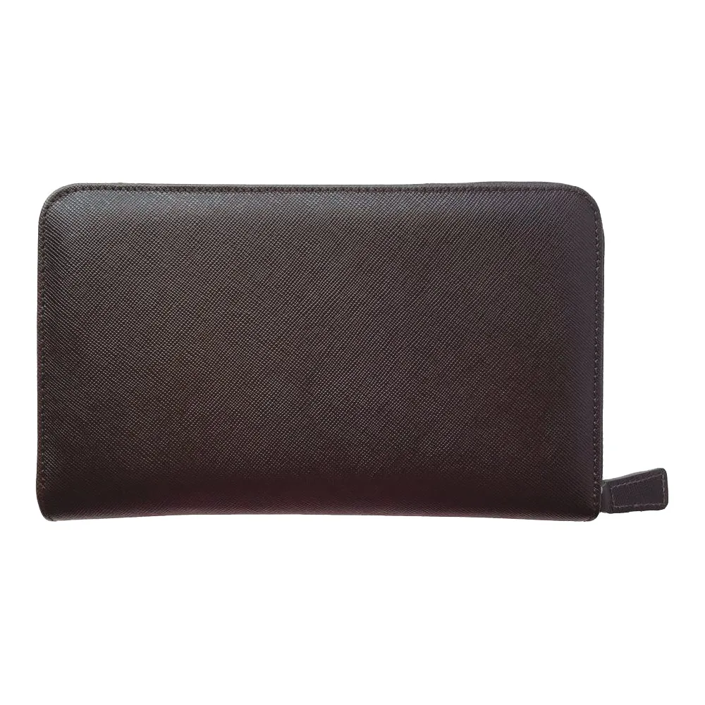 72 Smalldive Saffiano Leather Travel Zip Wallet