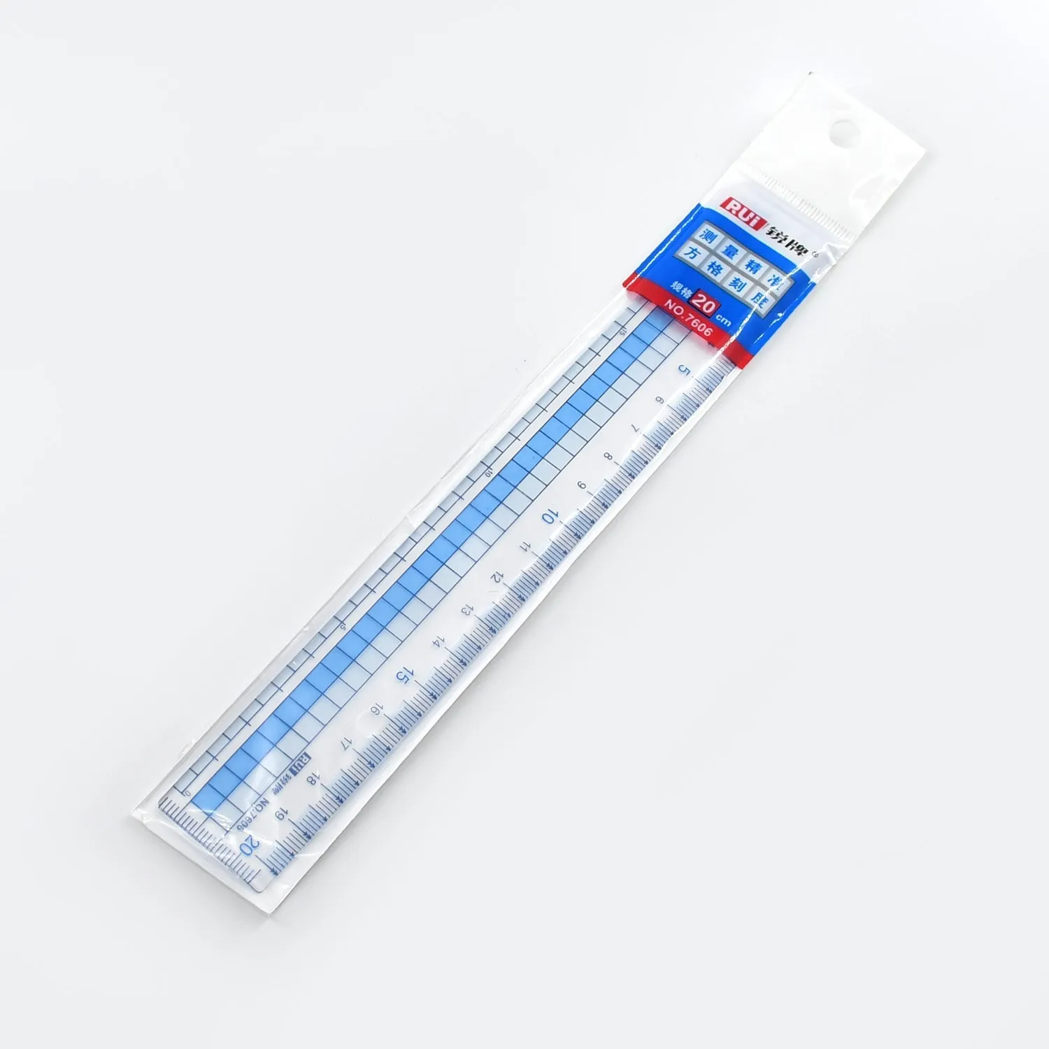 7925 Transparent Ruler, Plastic Rulers, for School Classroom, Home, or Office