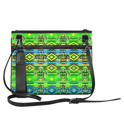 Adobe-Nature-Turtle Slim Clutch Bag