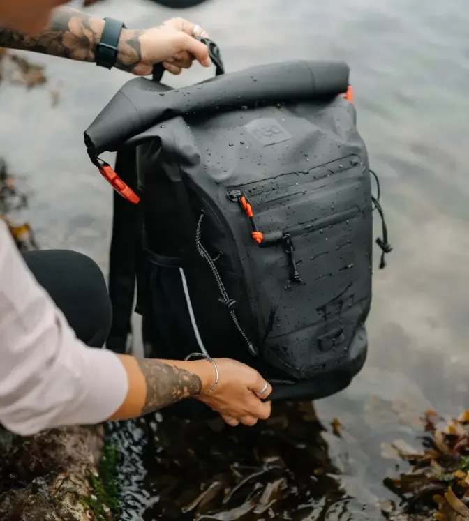 Adventure Waterproof Backpack 30L - Obsidian Black