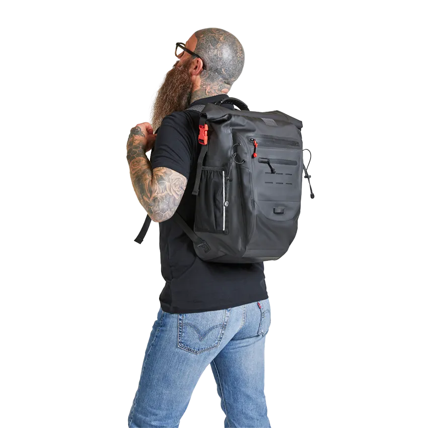 Adventure Waterproof Backpack 30L - Obsidian Black