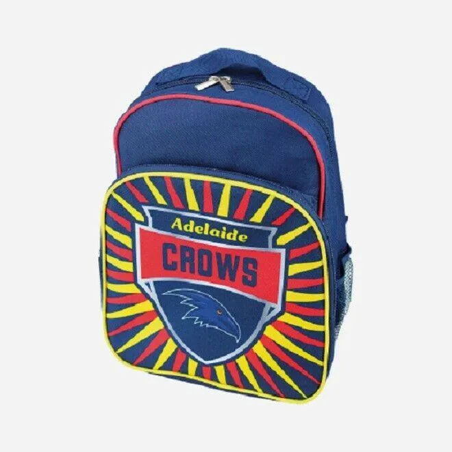 AFL Shield Backpack - Adelaide Crows - Kids Bag - School Back Pack