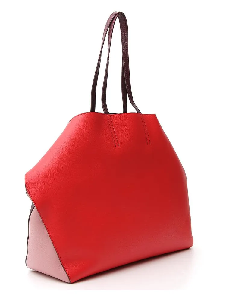 Alexander McQueen Contrast Colour Butterfly Tote Bag