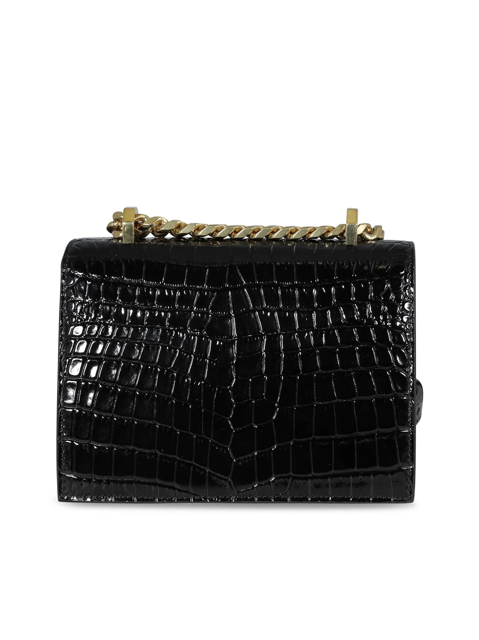 Alexander McQueen Four-Ring Embellished Crossbody Bag