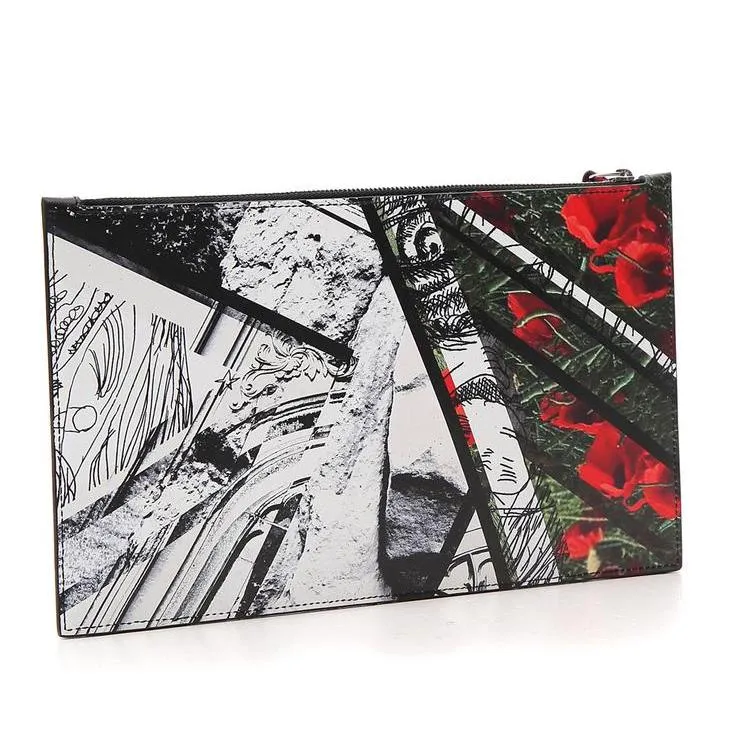 Alexander McQueen Printed Clutch Bag