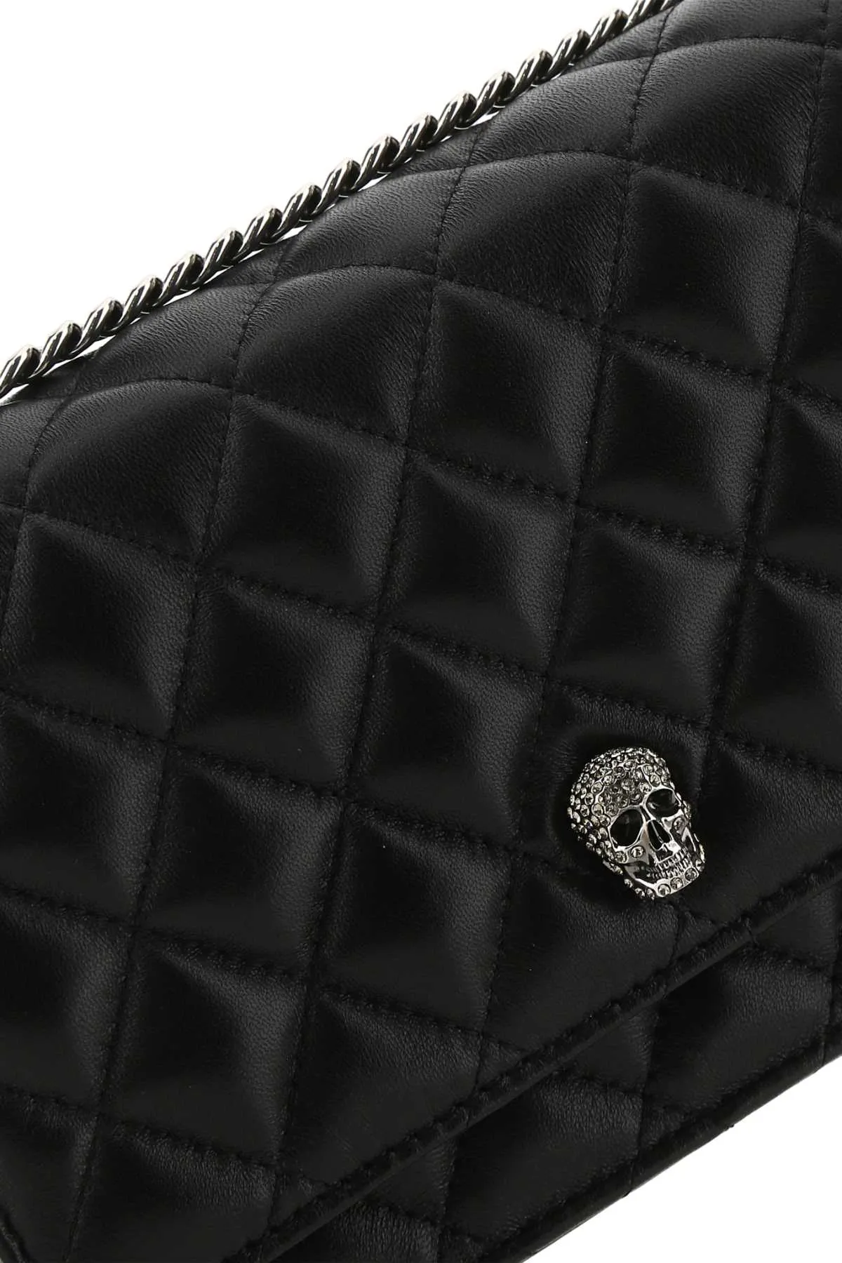 Alexander McQueen Skull Quilted Small Crossbody Bag