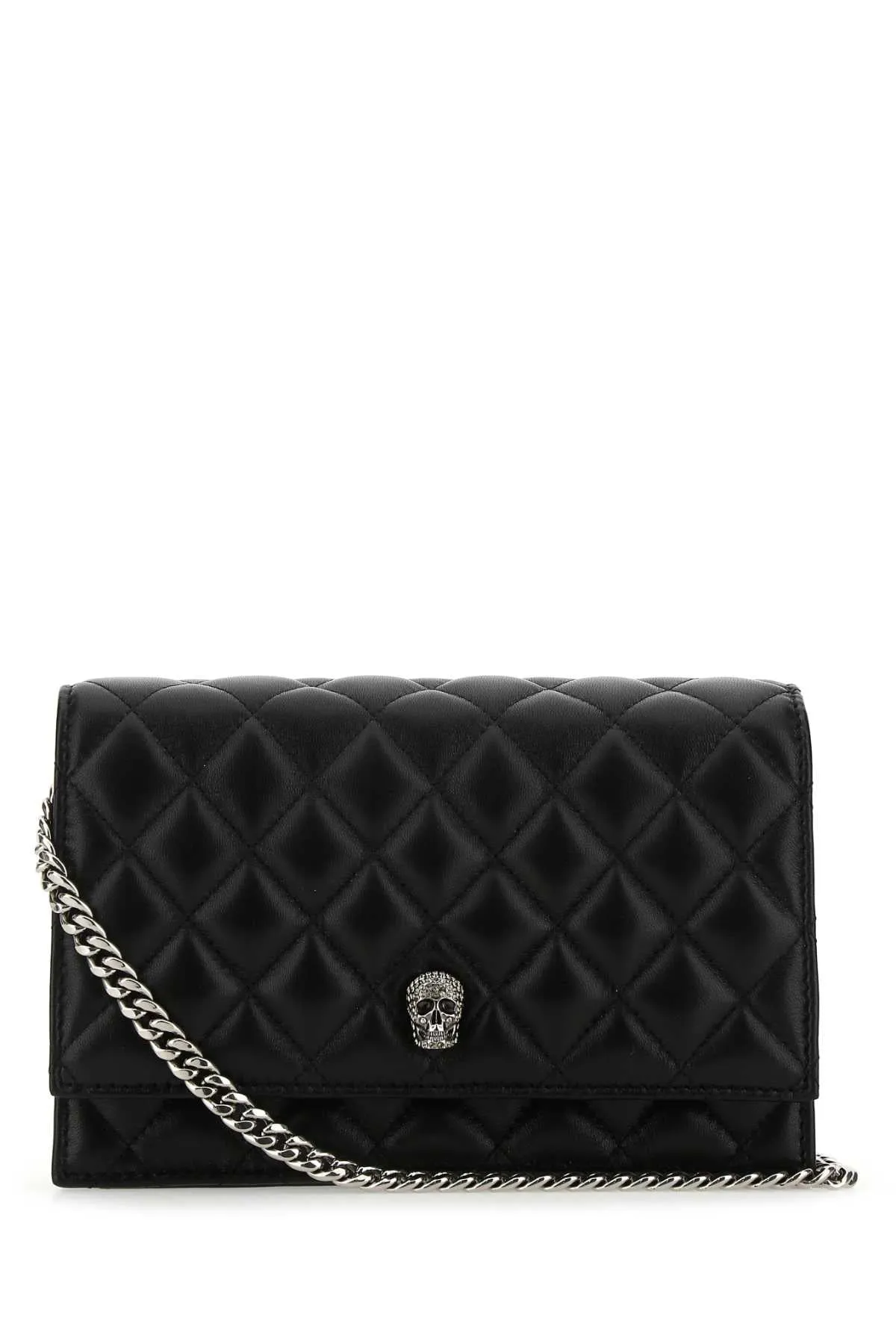 Alexander McQueen Skull Quilted Small Crossbody Bag