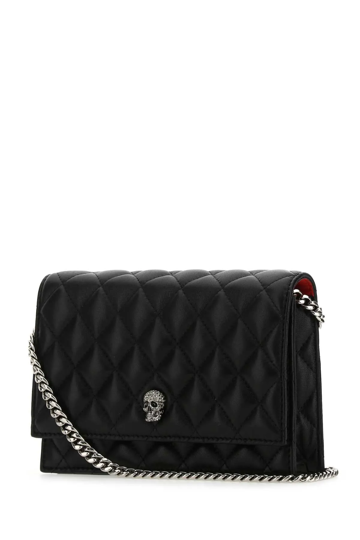 Alexander McQueen Skull Quilted Small Crossbody Bag