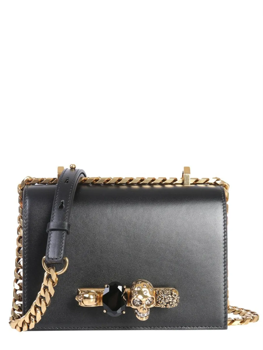 Alexander McQueen Small Embellished Shoulder Bag