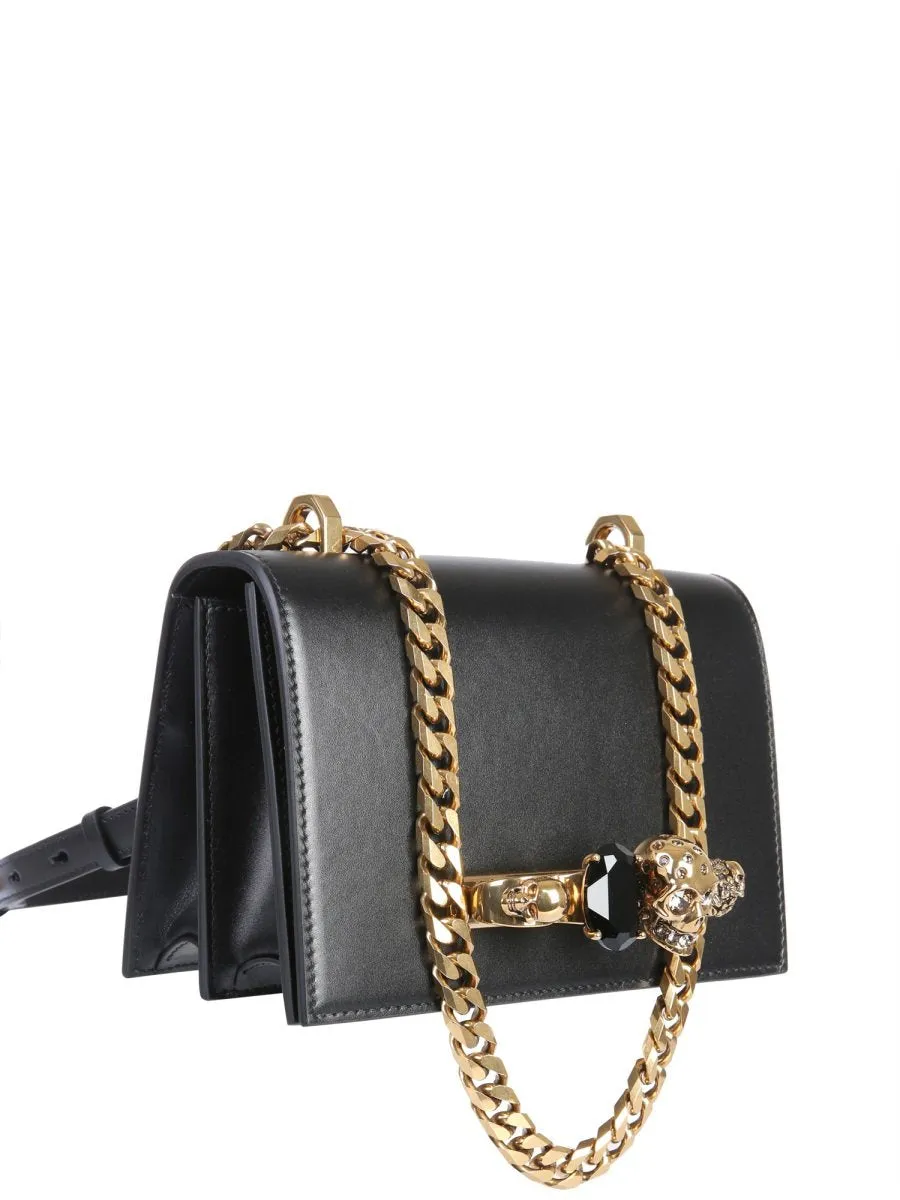 Alexander McQueen Small Embellished Shoulder Bag