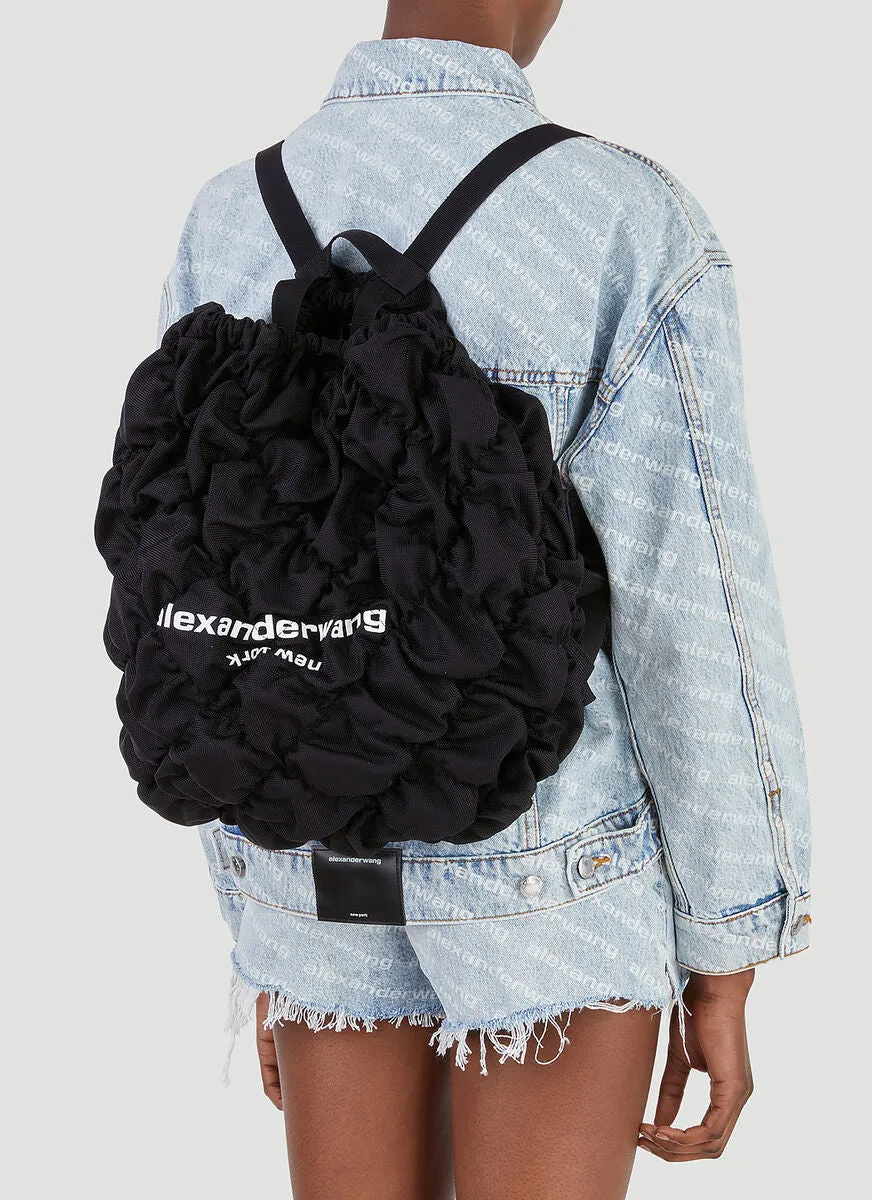 Alexander Wang Rebound Ruched Drawstring Bag