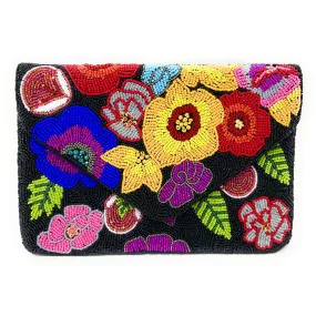 Alice Beaded Floral Clutch Purse