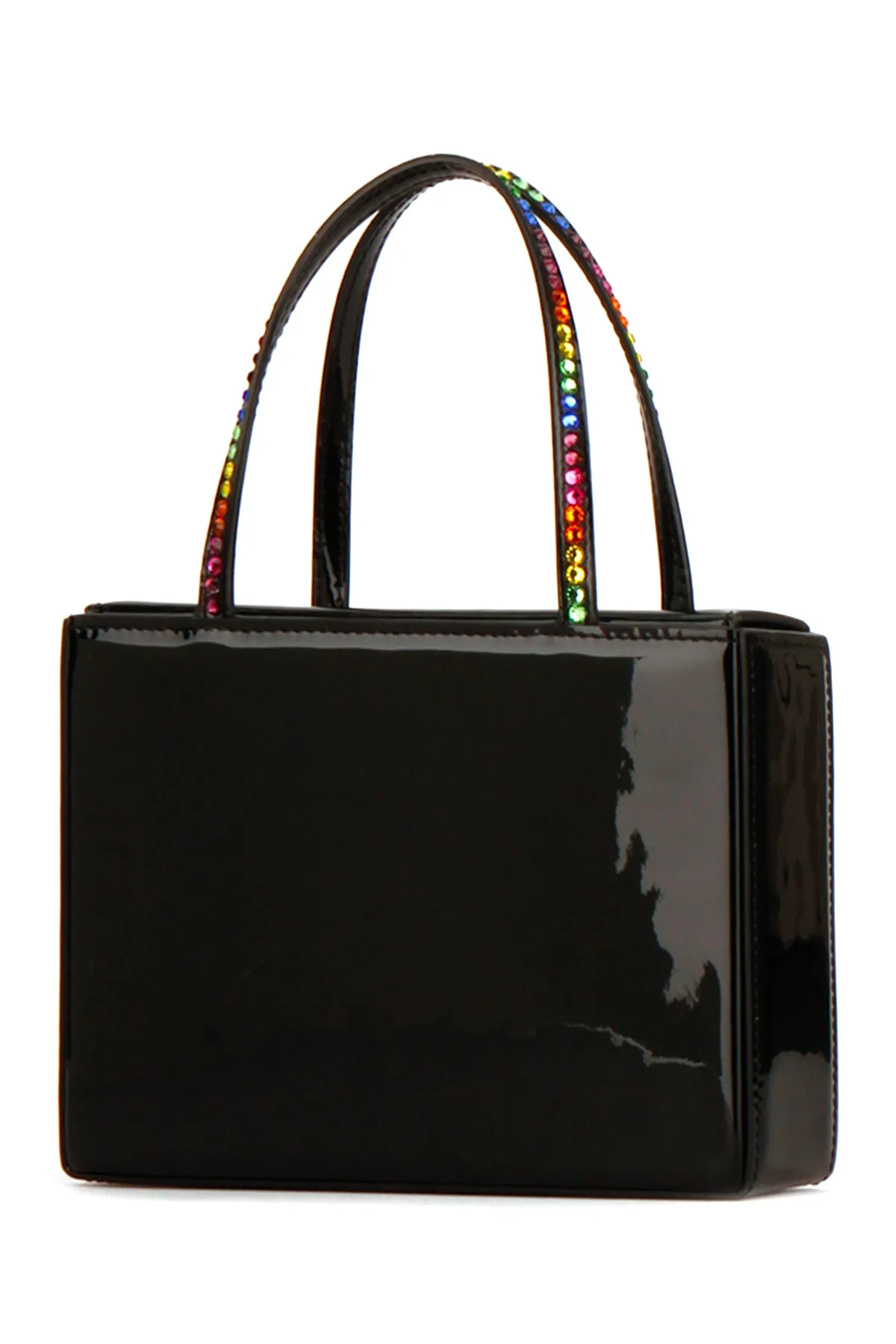 Amina Muaddi Amini Gilda Rainbow Crystal Tote Bag