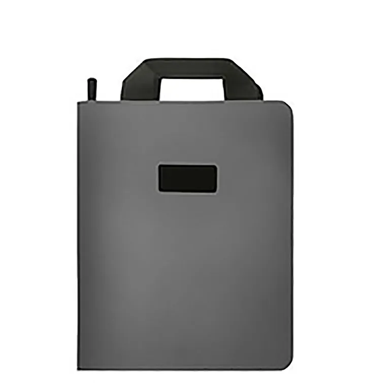 AMS-PNFO 301 Dosse A4 Portfolio with Handle Grey-Black