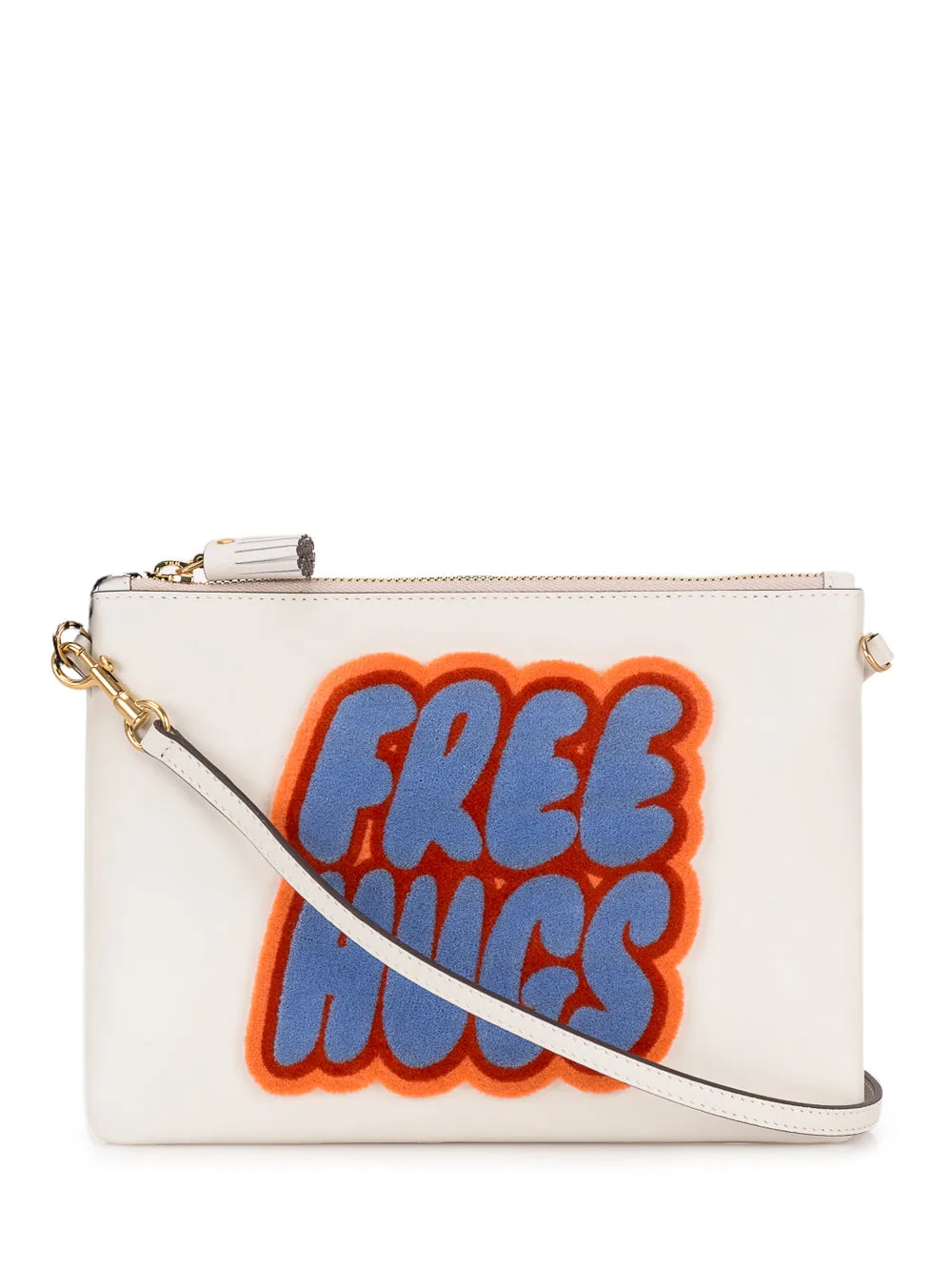 Anya Hindmarch Free Hugs Patch Clutch Bag