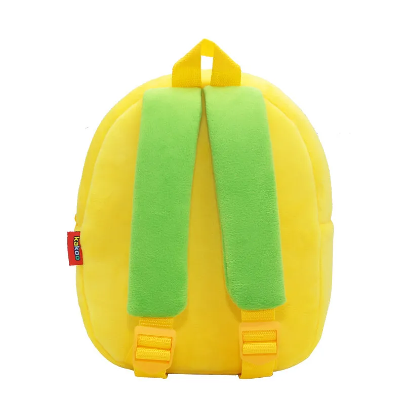 Anykidz 3D Green Sanitation Vehicle Kids School Backpack Cute Cartoon Animal Style Children Toddler Plush Bag Perfect Accessories For Boys and Girls