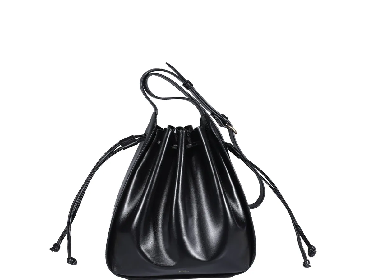 A.P.C. Courtney Drawstring Bucket Bag