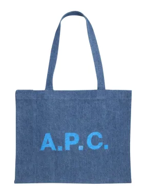 A.P.C. Logo Printed Tote Bag