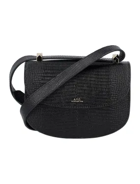 A.P.C. Mini Genève Embossed Shoulder Bag