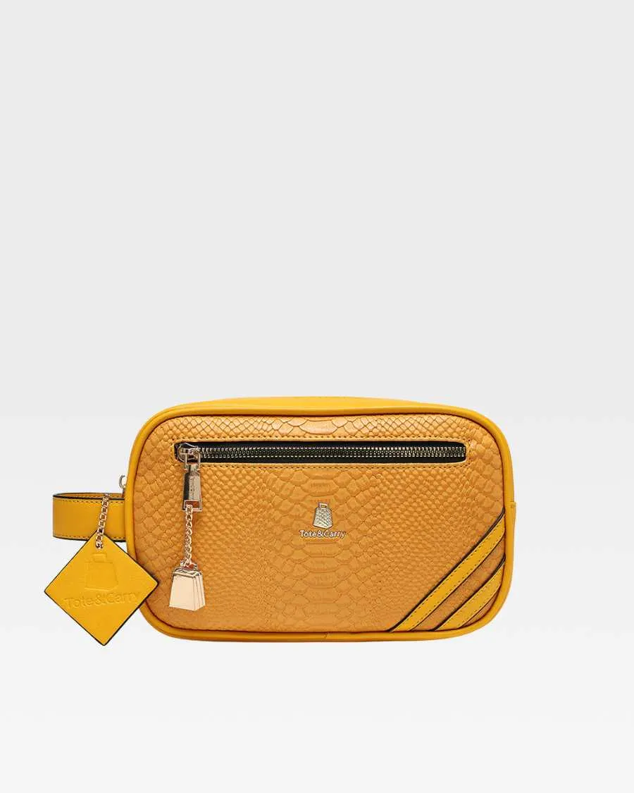 Apollo 1 Toiletry Bag in Mustard