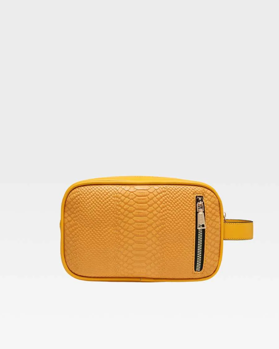 Apollo 1 Toiletry Bag in Mustard