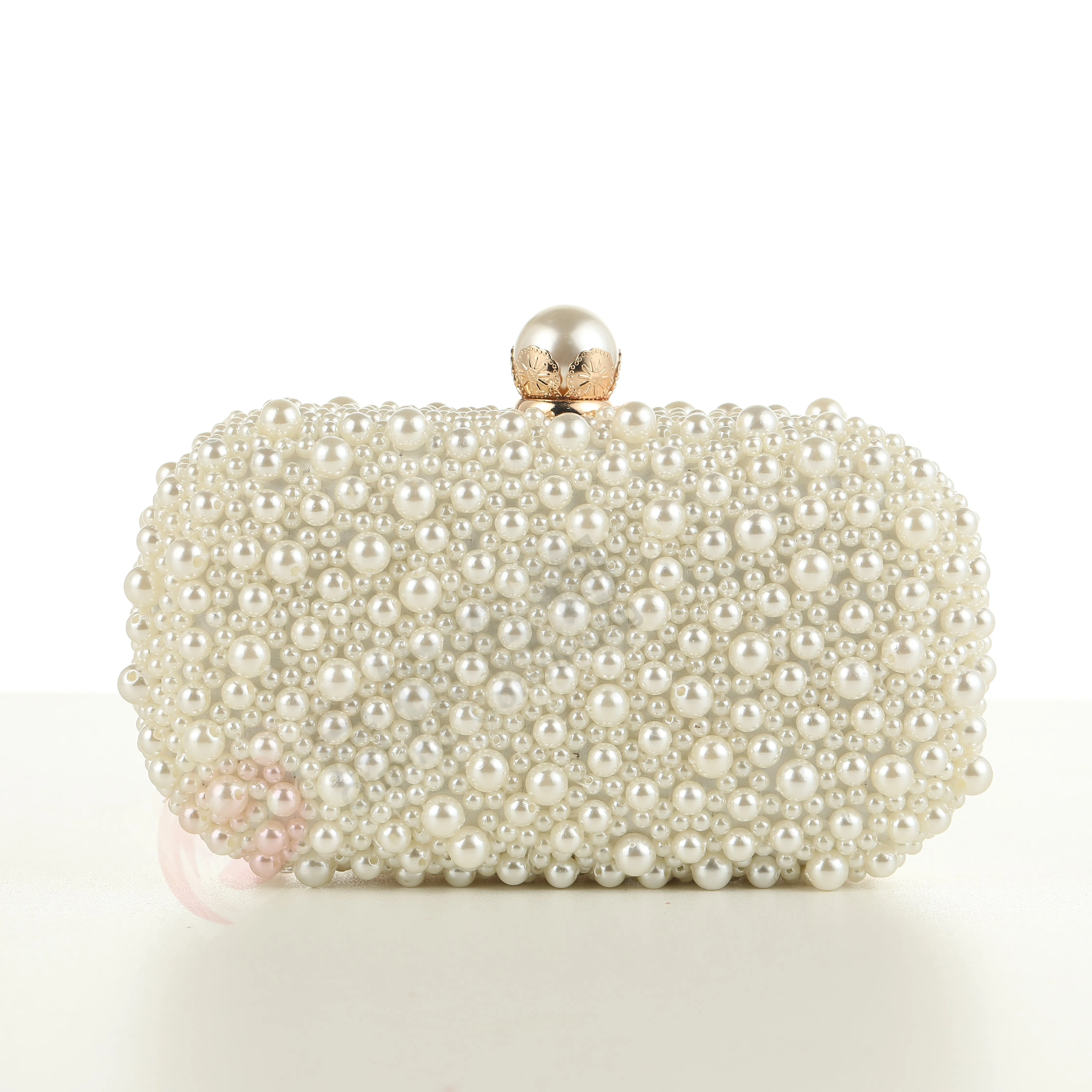 Ariel Pearly Clutch (Gold)