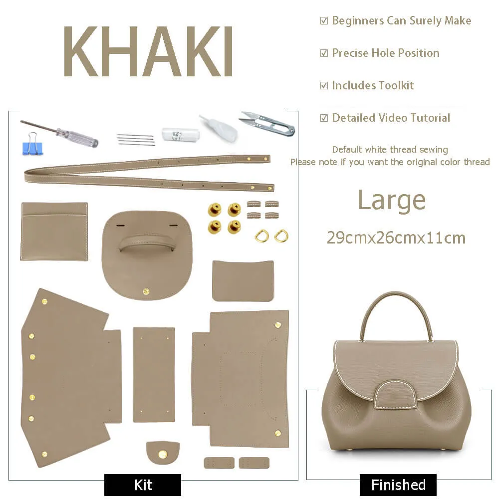 BABYLON™ Leather Handbag Polene Bag DIY Kit