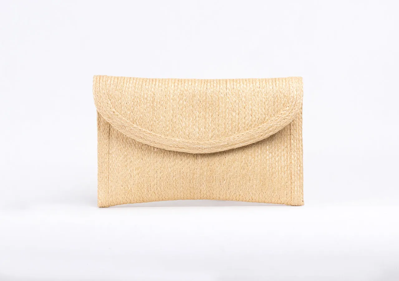 Bangkok Craft - Sisal Clutch Bag (Beige)