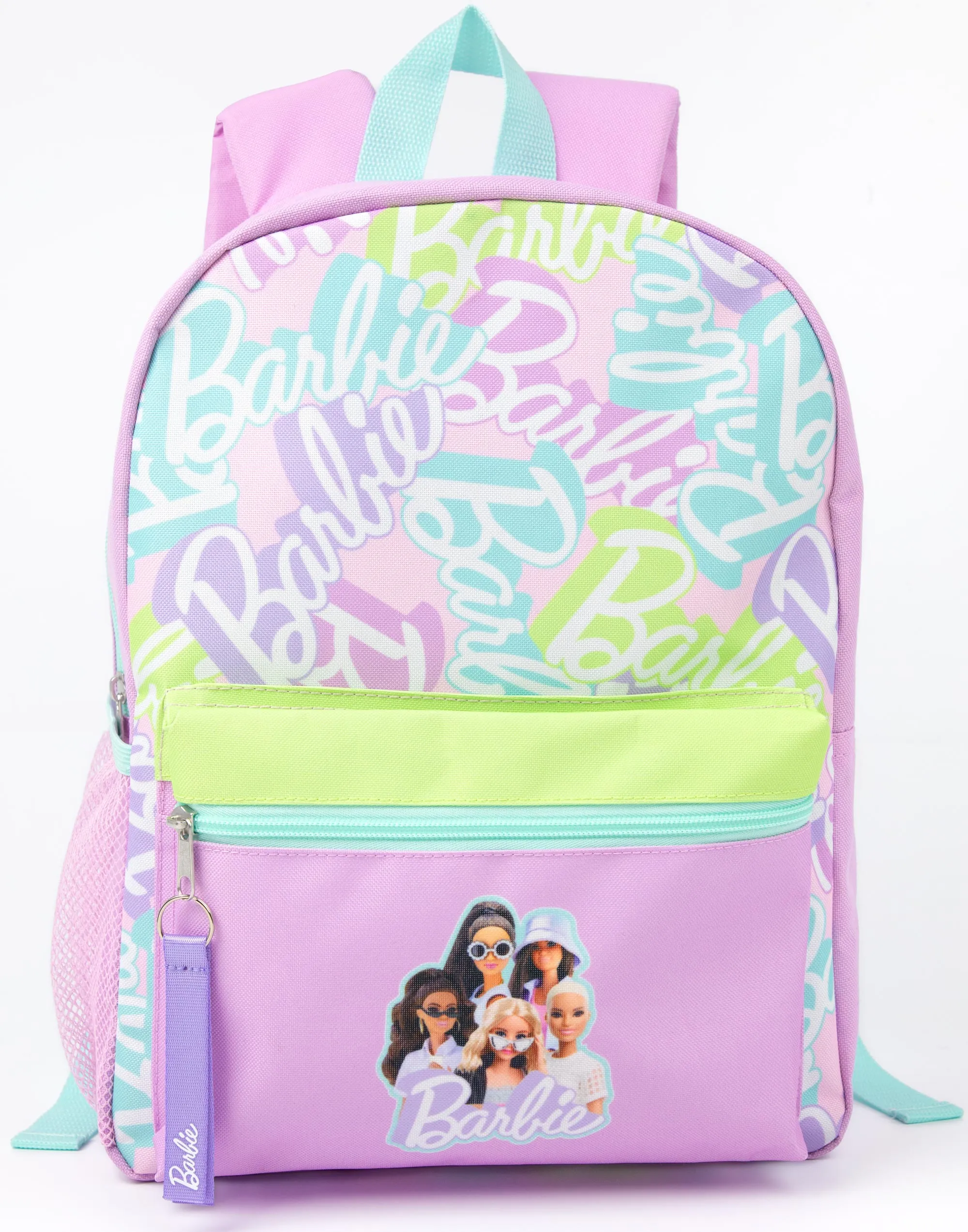 Barbie Printed Girls Purple 4 Piece Backpack Set