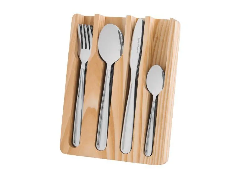 BergHOFF Essentials Sereno 25Pc Stainless Steel Flatware Set