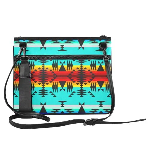 Between the Mountains Slim Clutch Bag