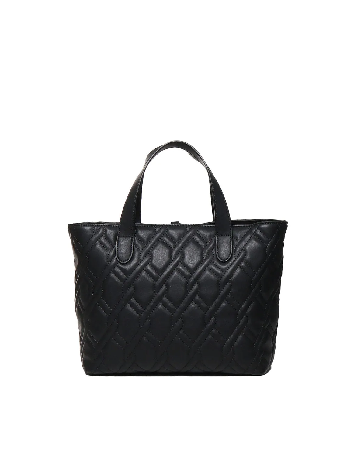 Black Ecoleather Shopping Bag