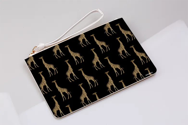 Black Giraffe Clutch Bag