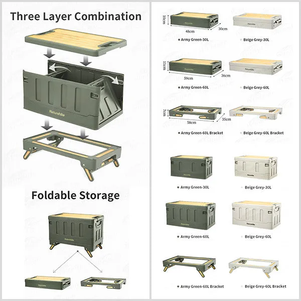 Bracket Meja Naturehike NH22SNX01 Camping Box Table Bracket 60L