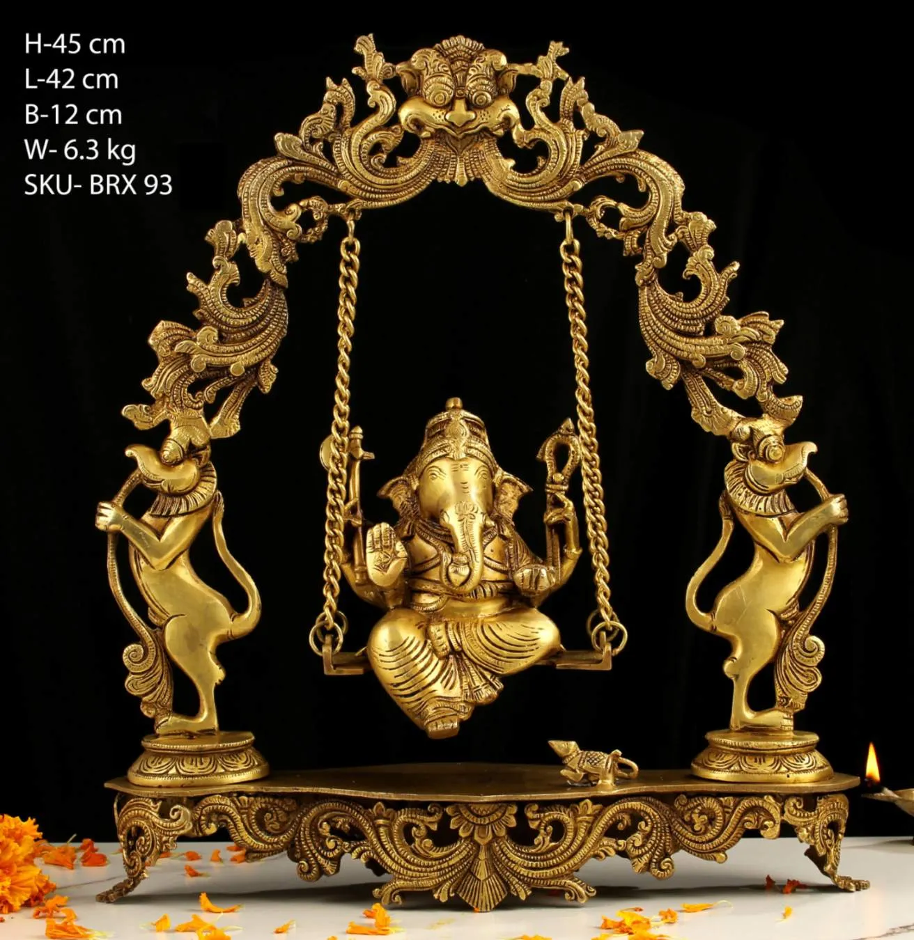 BRASS JHULA GANESH