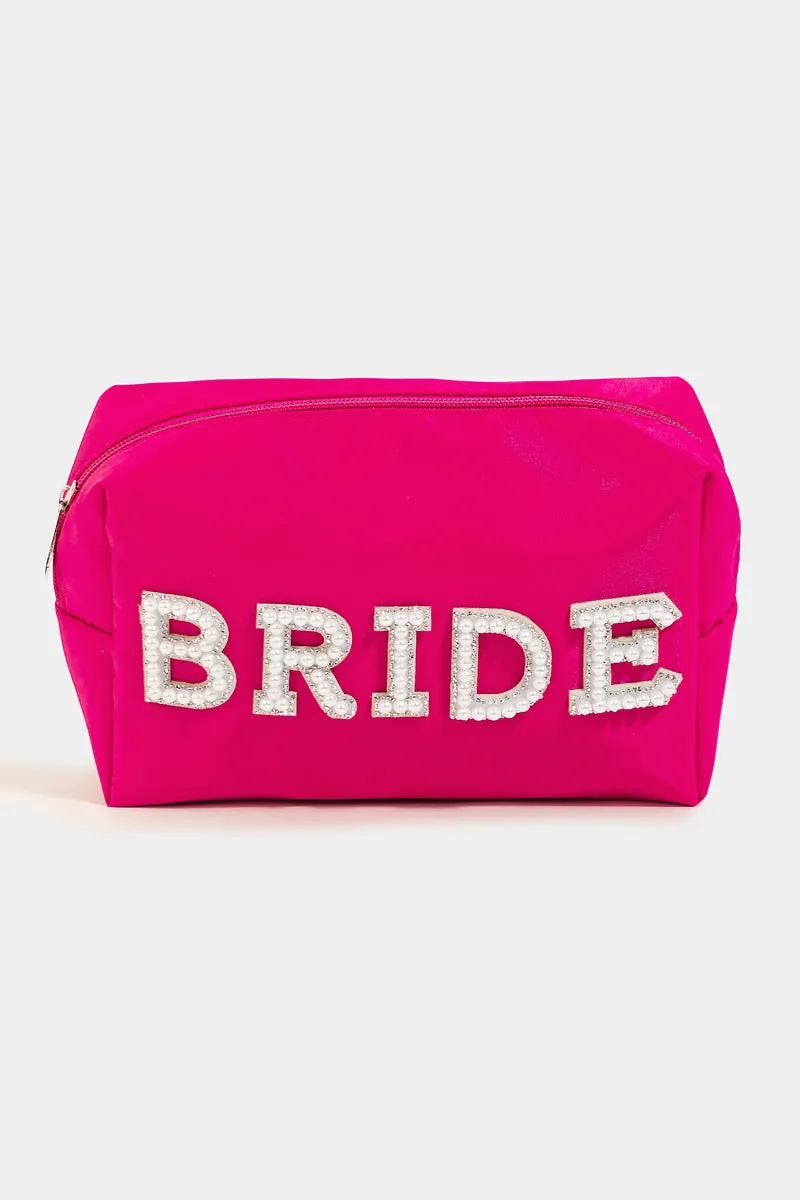 Bride Print Cosmetic Bag