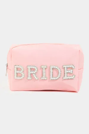 Bride Print Cosmetic Bag